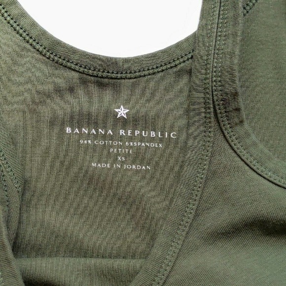 Banana Republic Petite Tank XS Olive Army - Picture 3 of 3